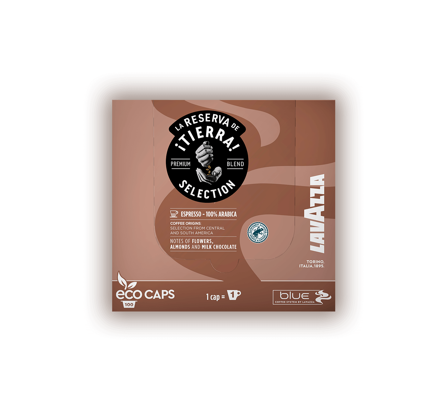 La Reserva de ¡Tierra! Selection 100 % Arábica COMPOSTABLE* Cápsulas Blue